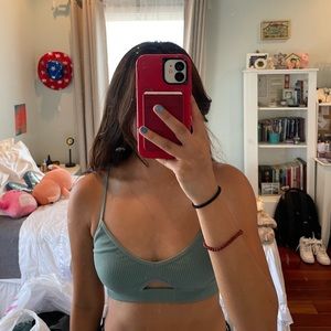 colsie teal bralette